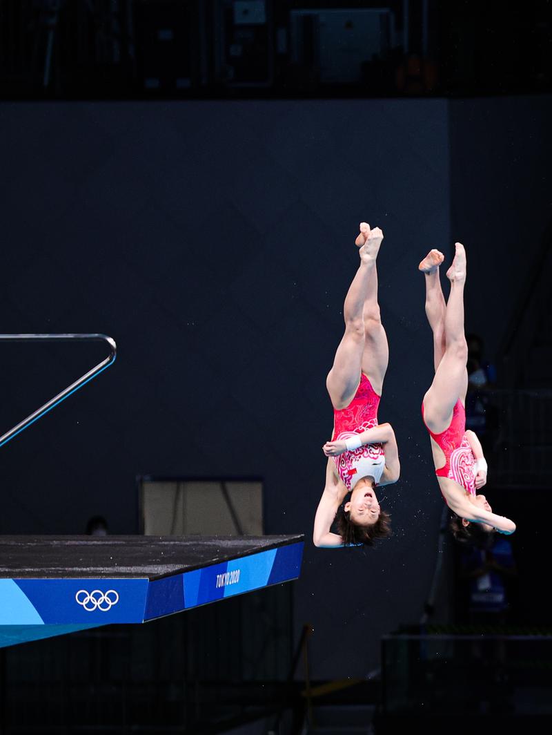 女子双人10米跳台跳水决赛